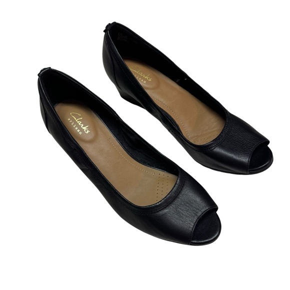 Clarks Mallory Strap Mocassino Donna - Zeppa In Camoscio, Plantare Ortholite, Suola Gomma, Comfort E Stile